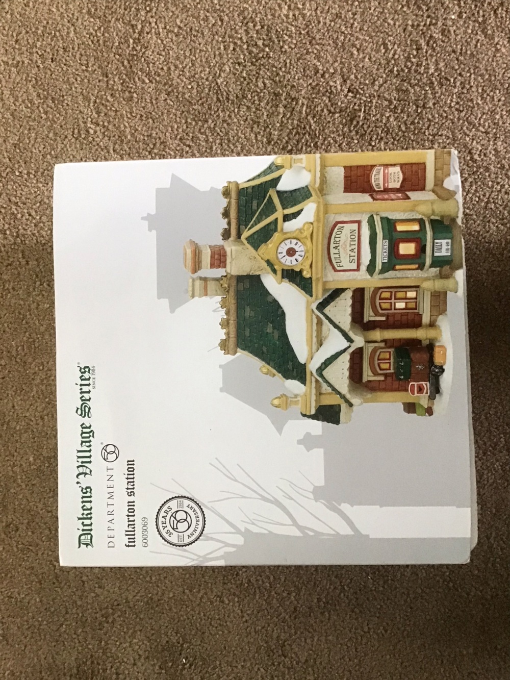 Dept 56 Dickens Village - Fullerton Train Station -#6003069 - NIB - Very RARE!!